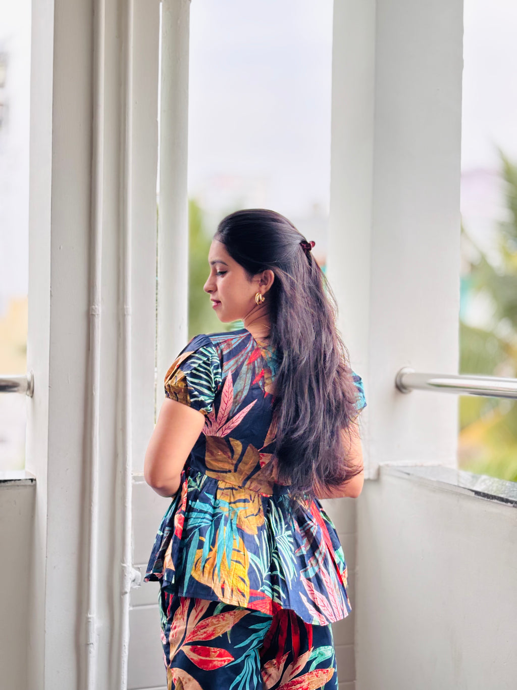 Midnight Tropical Co-ord Set