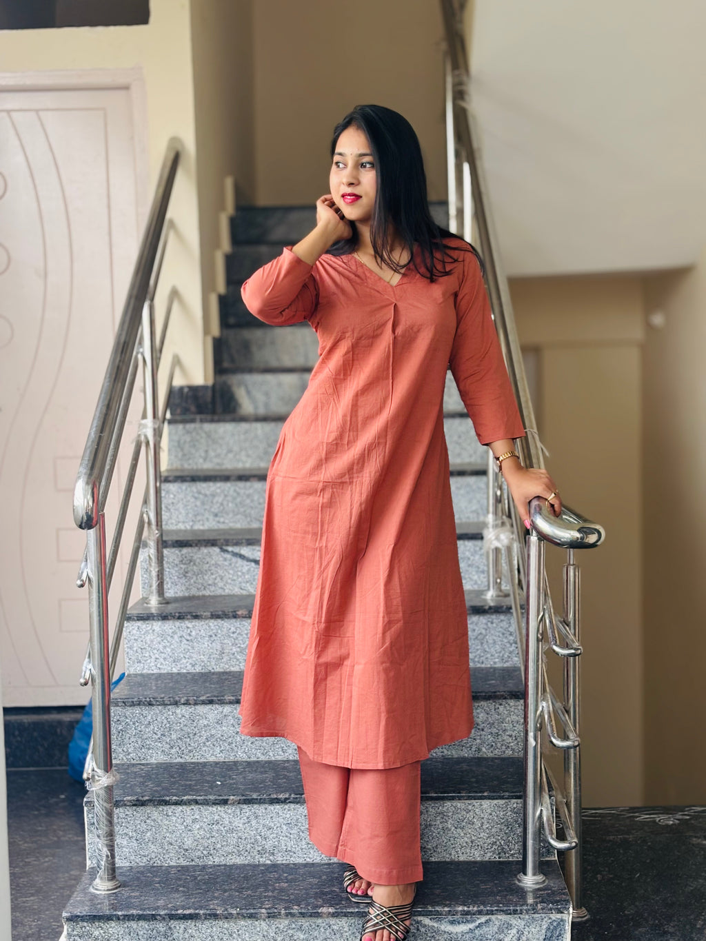 Soft Peach Elegance Set