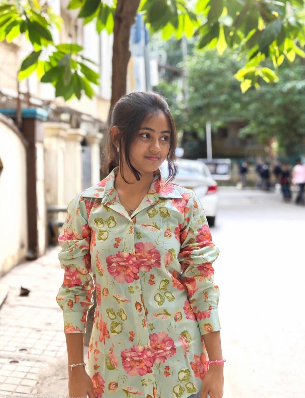 Floral Bloom Print Shirt