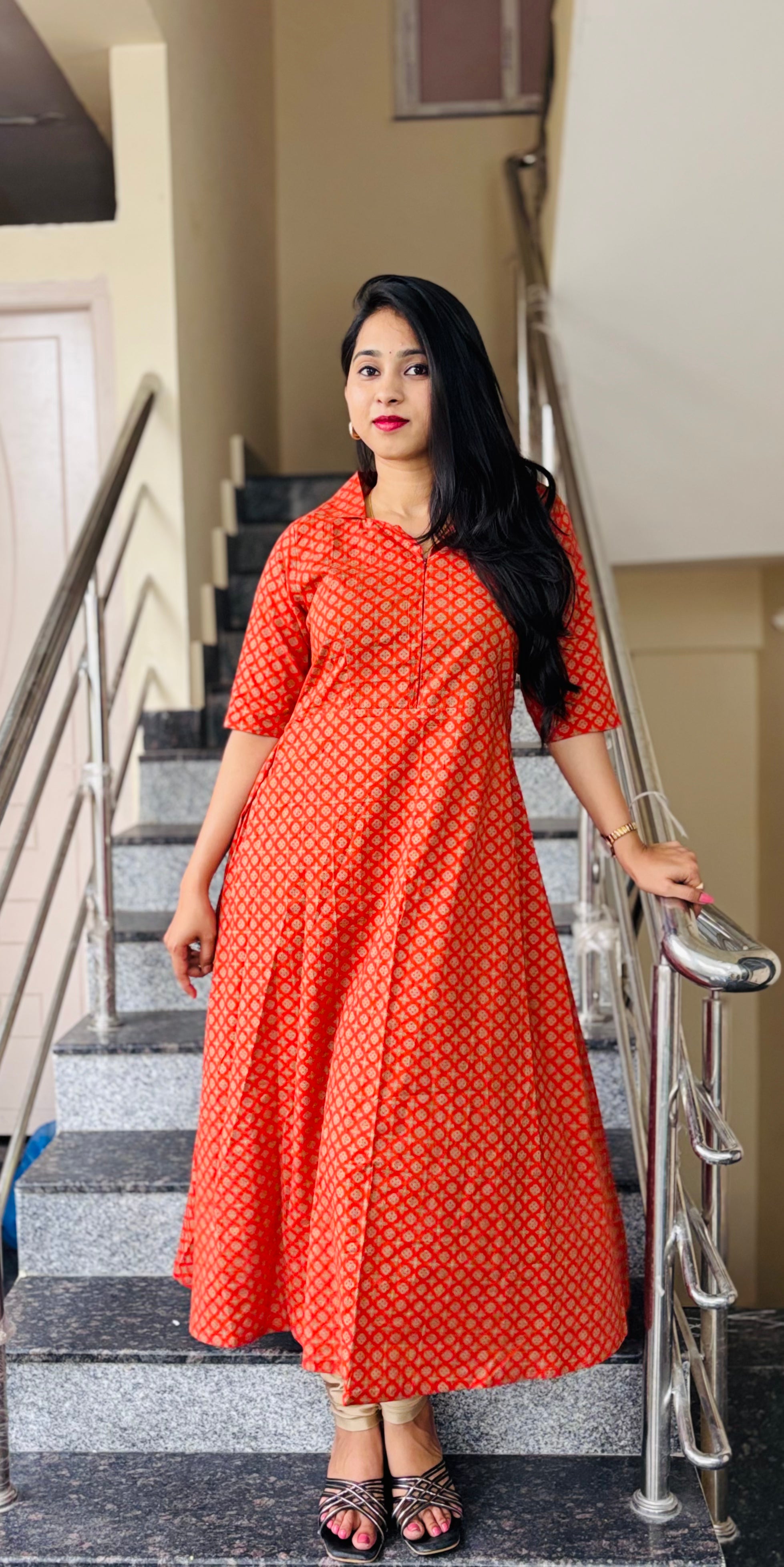 Ruby Elegance Red Maxi Dress